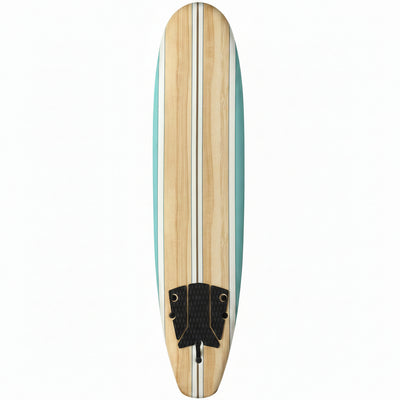 7/8 Ft Soft Top Foam Beginner Surfboard for Adults and Kids Perfect Longboard for Surfing Beach Fun and Water Sports Lightweight and Durable Modern Design for All Levels of Surfers
