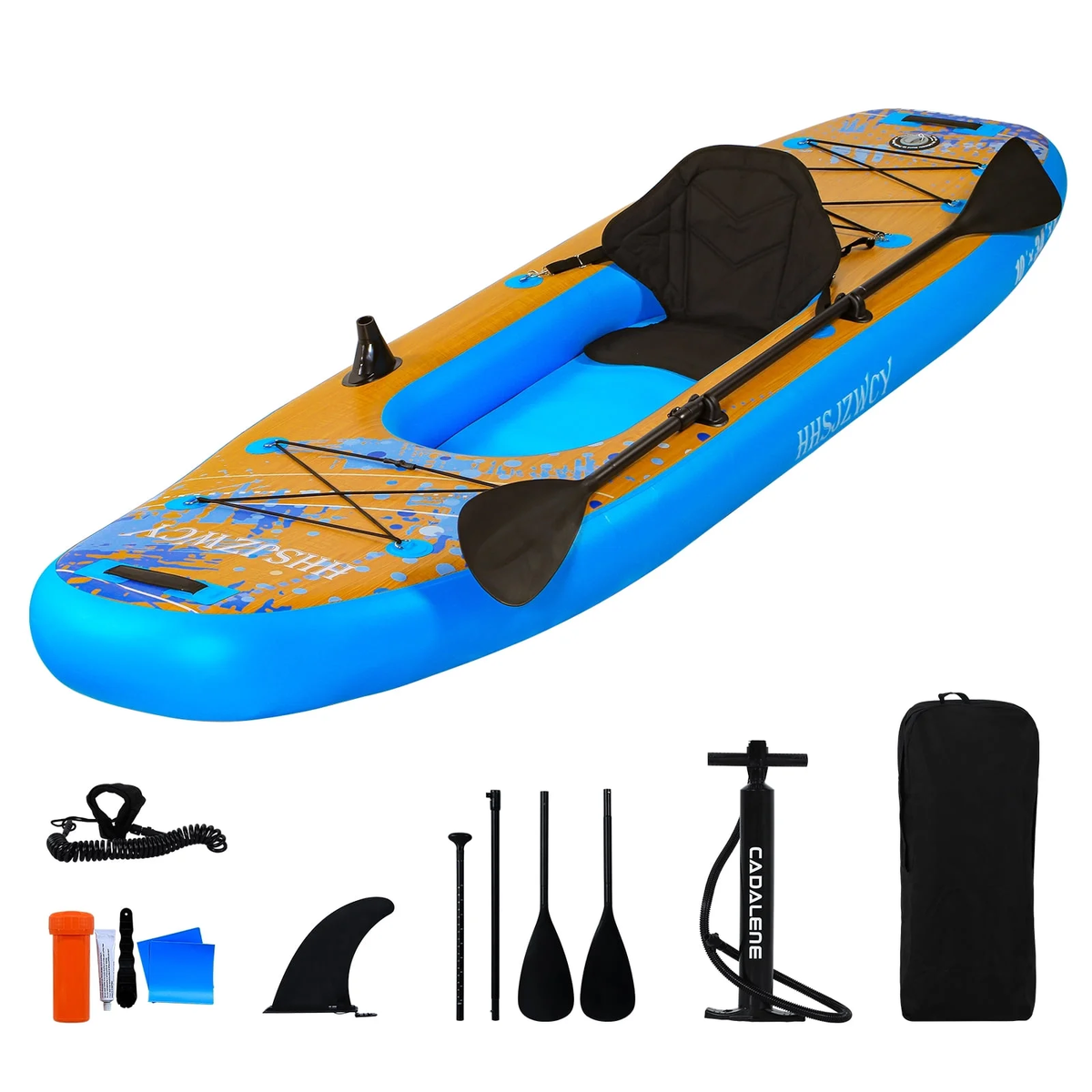 10 Ft Inflatable Kayak with Detachable Seat, Sup-Kayak Set Boat for Fishing, Touring — product view 2