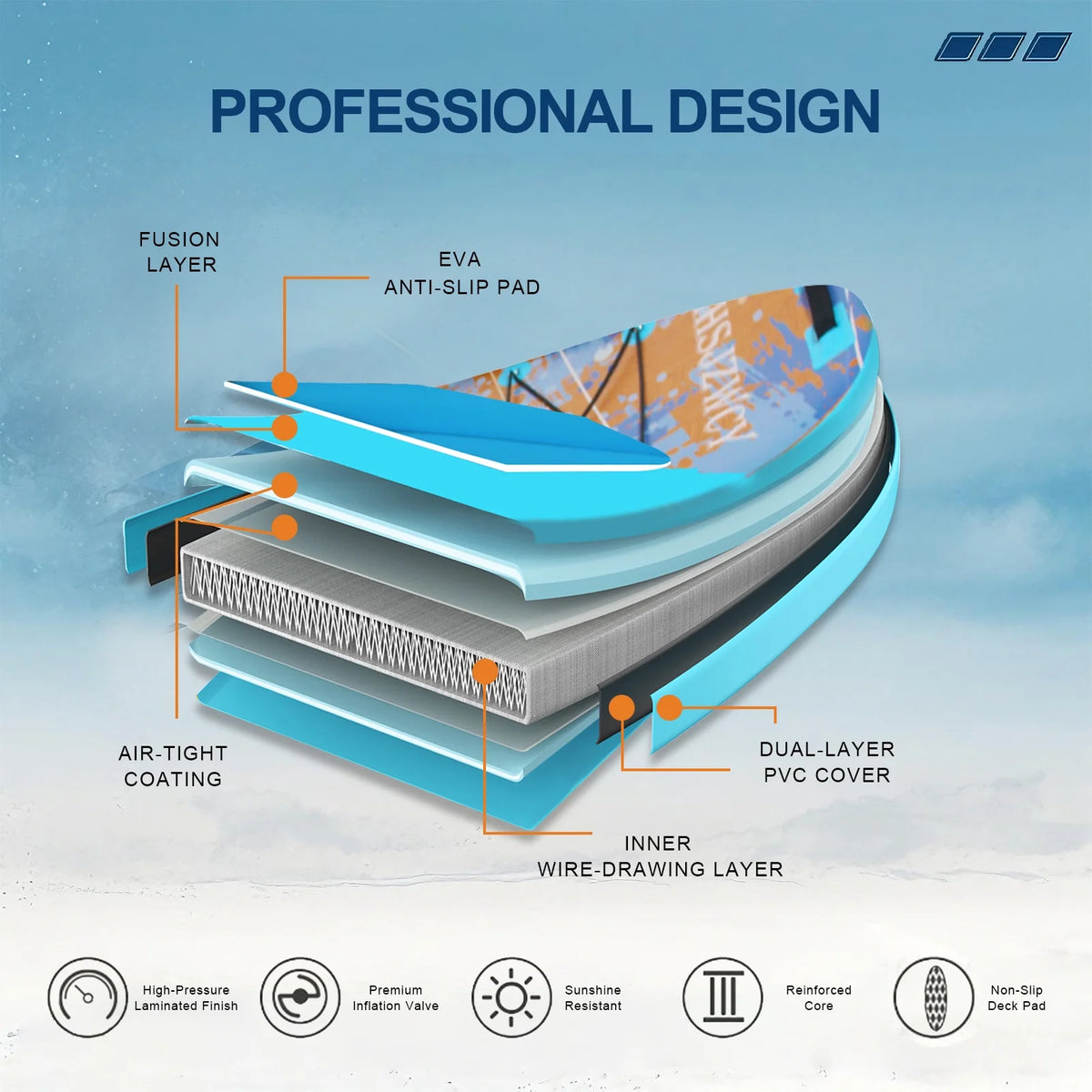 10 Ft Inflatable Kayak with Detachable Seat, Sup-Kayak Set Boat for Fishing, Touring — product view 5
