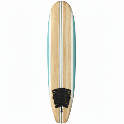 7/8 Ft Soft Top Foam Beginner Surfboard for Adults and Kids Perfect Longboard for Surfing Beach Fun and Water Sports Lightweight and Durable Modern Design for All Levels of Surfers