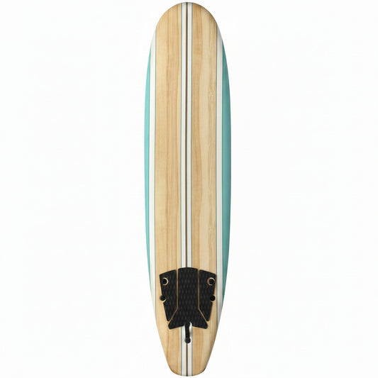 7/8 Ft Soft Top Foam Beginner Surfboard for Adults and Kids Perfect Longboard for Surfing Beach Fun and Water Sports Lightweight and Durable Modern Design for All Levels of Surfers