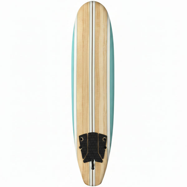 7/8 Ft Soft Top Foam Beginner Surfboard for Adults and Kids Perfect Longboard for Surfing Beach Fun and Water Sports Lightweight and Durable Modern Design for All Levels of Surfers