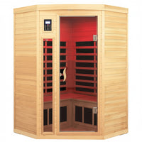 Infrared Sauna Built for Home Recovery, 2-3 Person Capacity, Canadian Hemlock Wood, Far Infrared Heating — product view 7